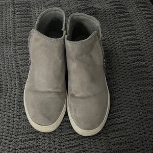 Soda Gray Slip-On Zip-up fashion Sneakers